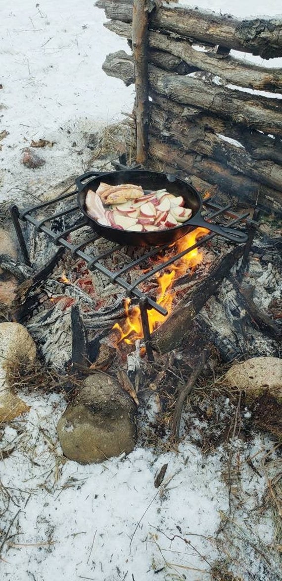 Hand Forged Campfire Grill Camp Cowboy Etsy