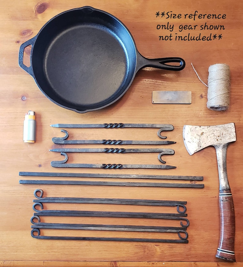 Hand Campfire Grill Camp Cooker Cowboy Grill Etsy