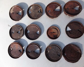 Metal Tin Sardine Etsy - rusty lids can opener rusty lids metal rusty lids c!   raft project mixed media folk art altered art