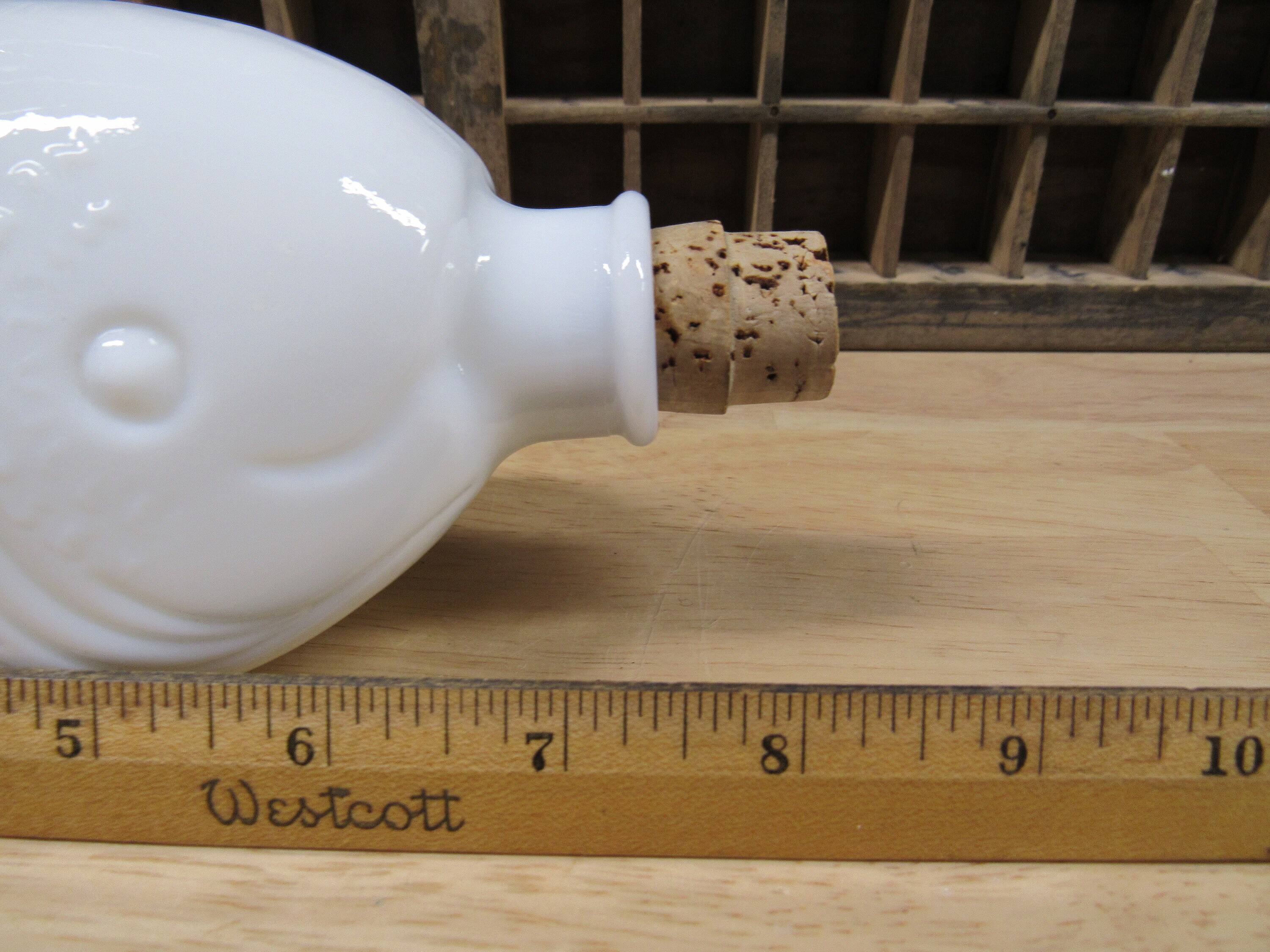 Fish Bottle Milk Glass Fish Bottle Glass Fish Bottle Doctor Etsy