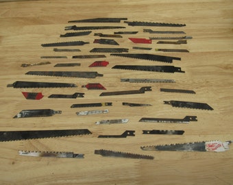 Rusty Saw Blades, Rusty Sawzall Blades, Rusty Reciprocating Saw Blades,  Rusty Jig Saw Blades, Rusty Assemblage Pieces