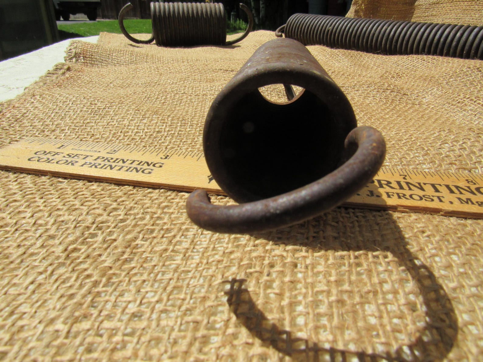 LARGE Rusty Spring, Choose Your Spring, 8