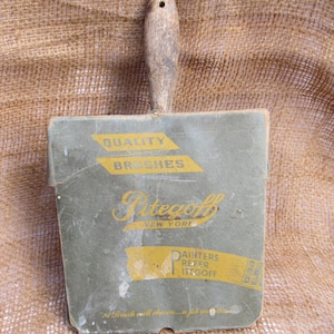 Large Paint Brush, Vintage Extra Large Brush by PITEGOFF New York Brush in Original Box