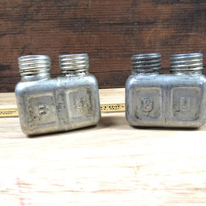 Rifle Oil Cans, Two Vintage Mosin Nagant Rifle Oiler Cans B/A Rifle Oil Cans