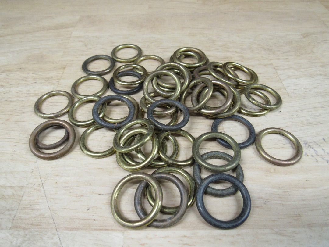 Small Plastic Rings Small Brass Colored Plastic Rings Etsy