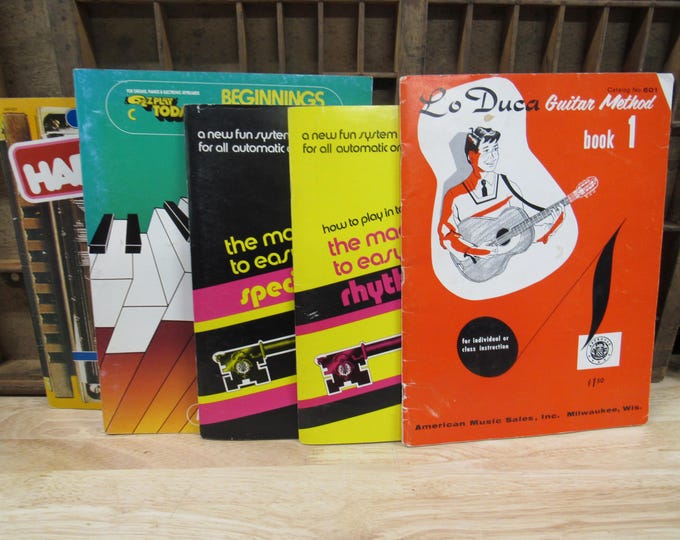 Music Instruction Books, Keyboard-harmonica-guitar-special Effects ...