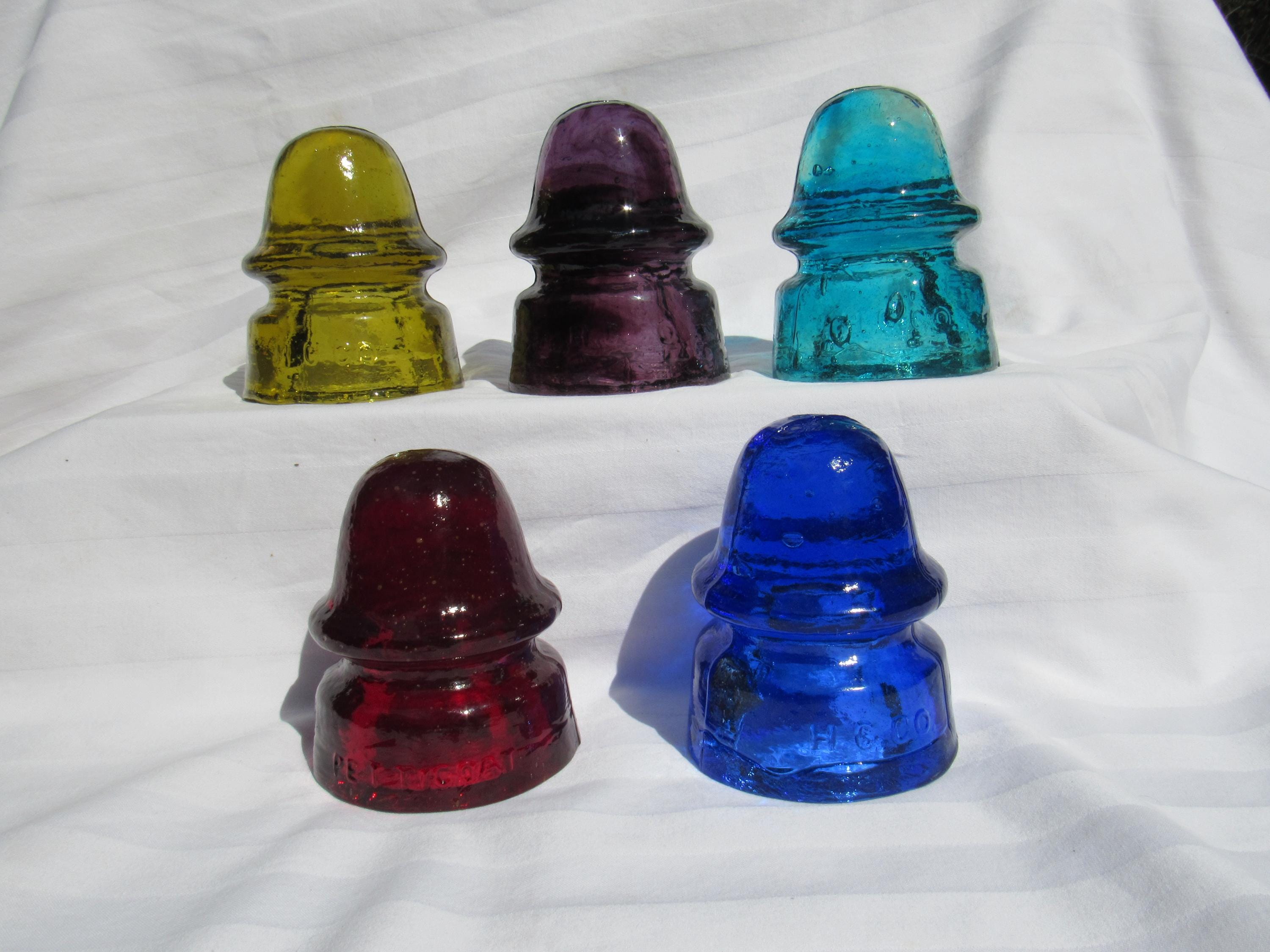 Insulator Glass Blue - Etsy
