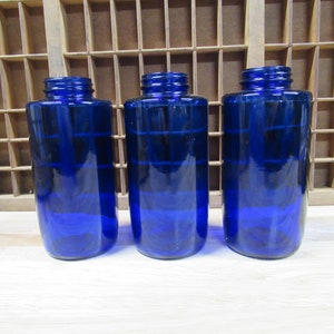 Antique Blue Bottle, 7&quot; Cobalt Blue Bottle