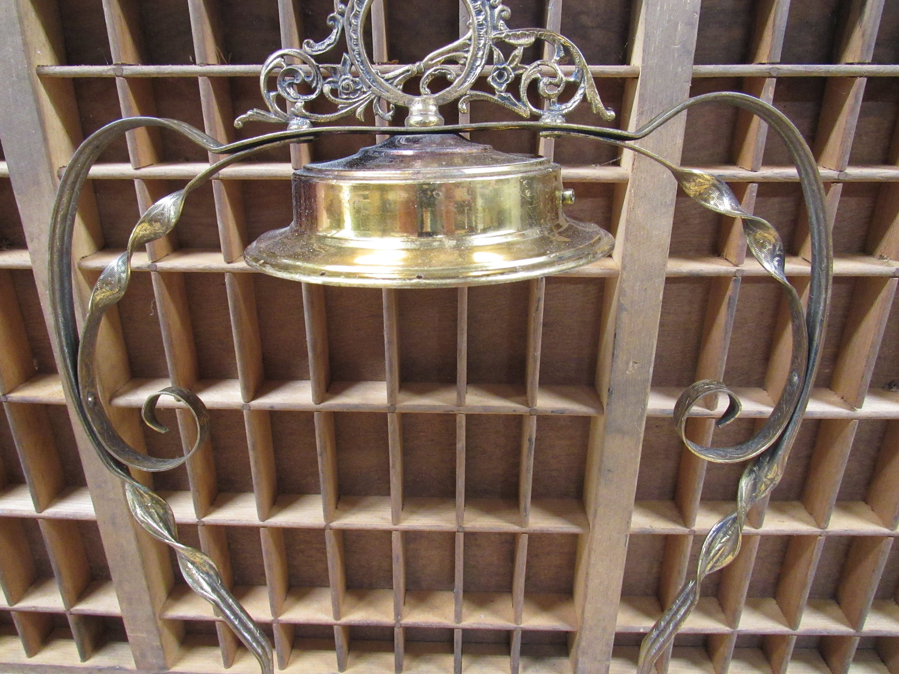 Brass Lamp Parts Decorative Lamp Pieces Round Brass Lamp Etsy