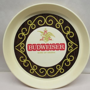 Budweiser Beer Tray, Plastic Budweiser Beer Serving Tray