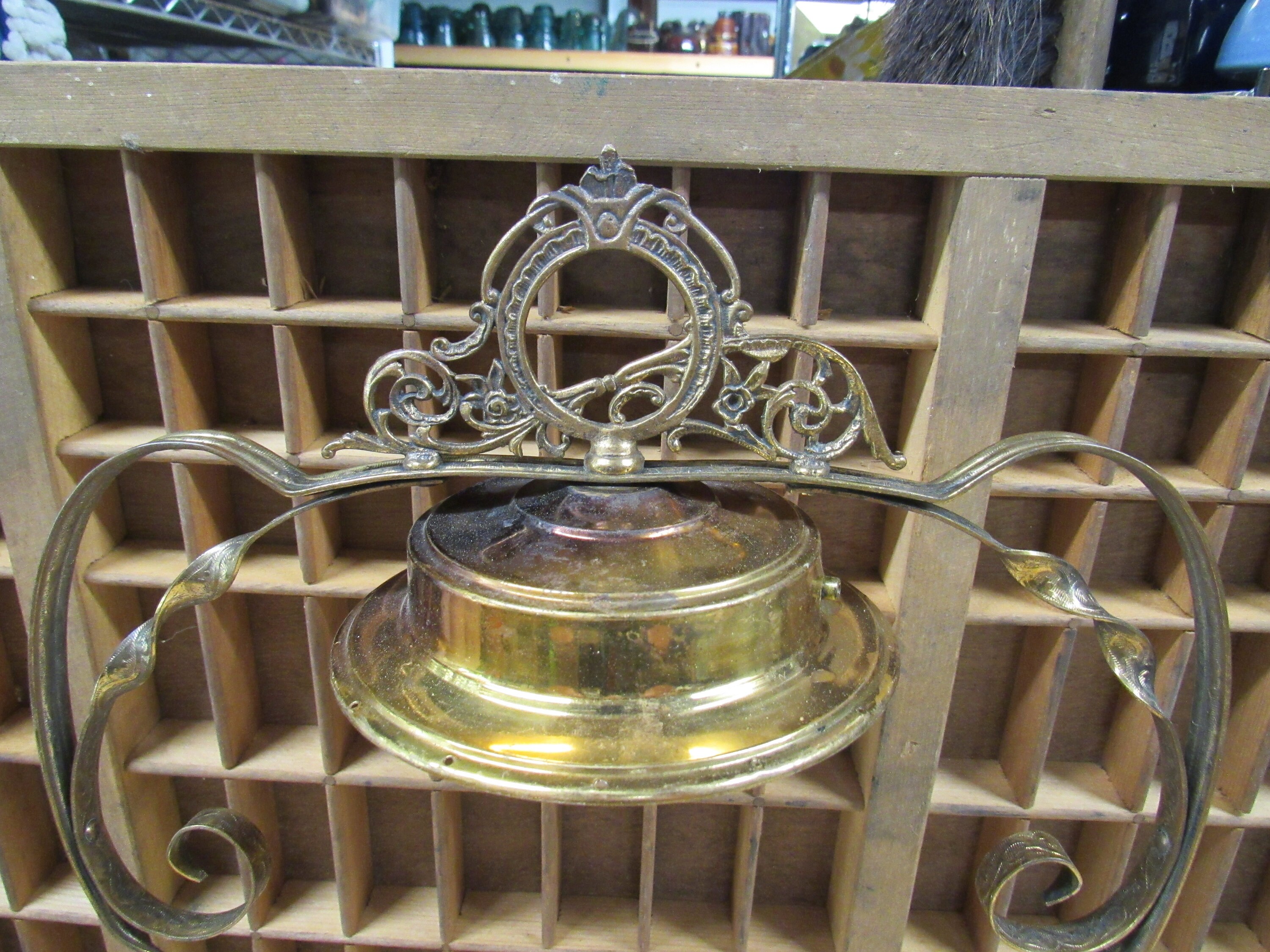 Brass Lamp Parts Decorative Lamp Pieces Round Brass Lamp Etsy