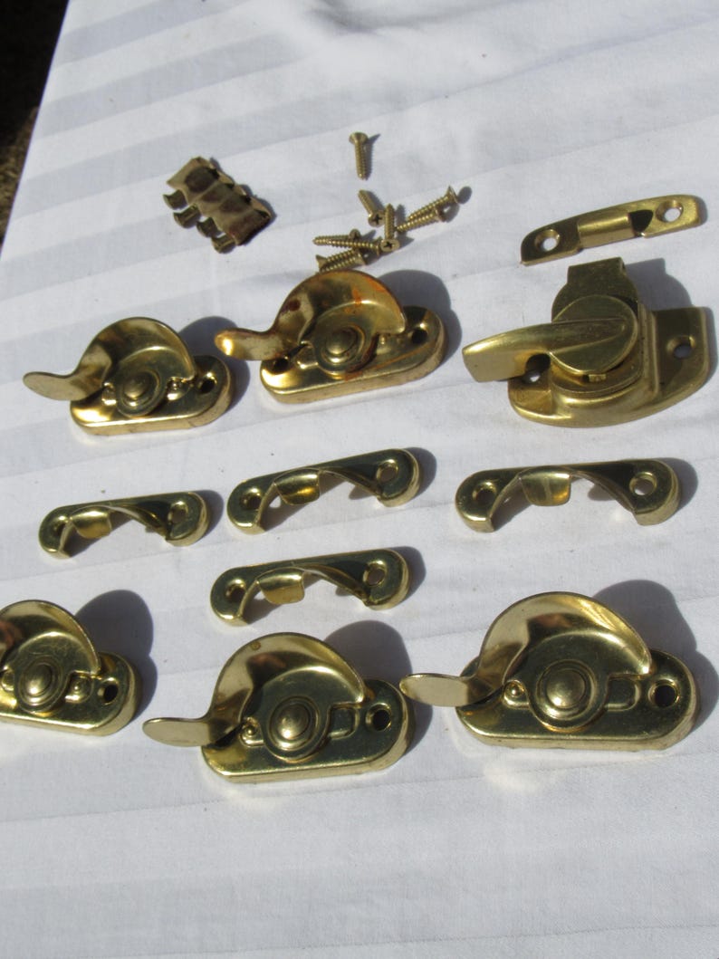 Brass Window Latch Window Sash Latches, Brass Window Latches and Hardware - Etsy