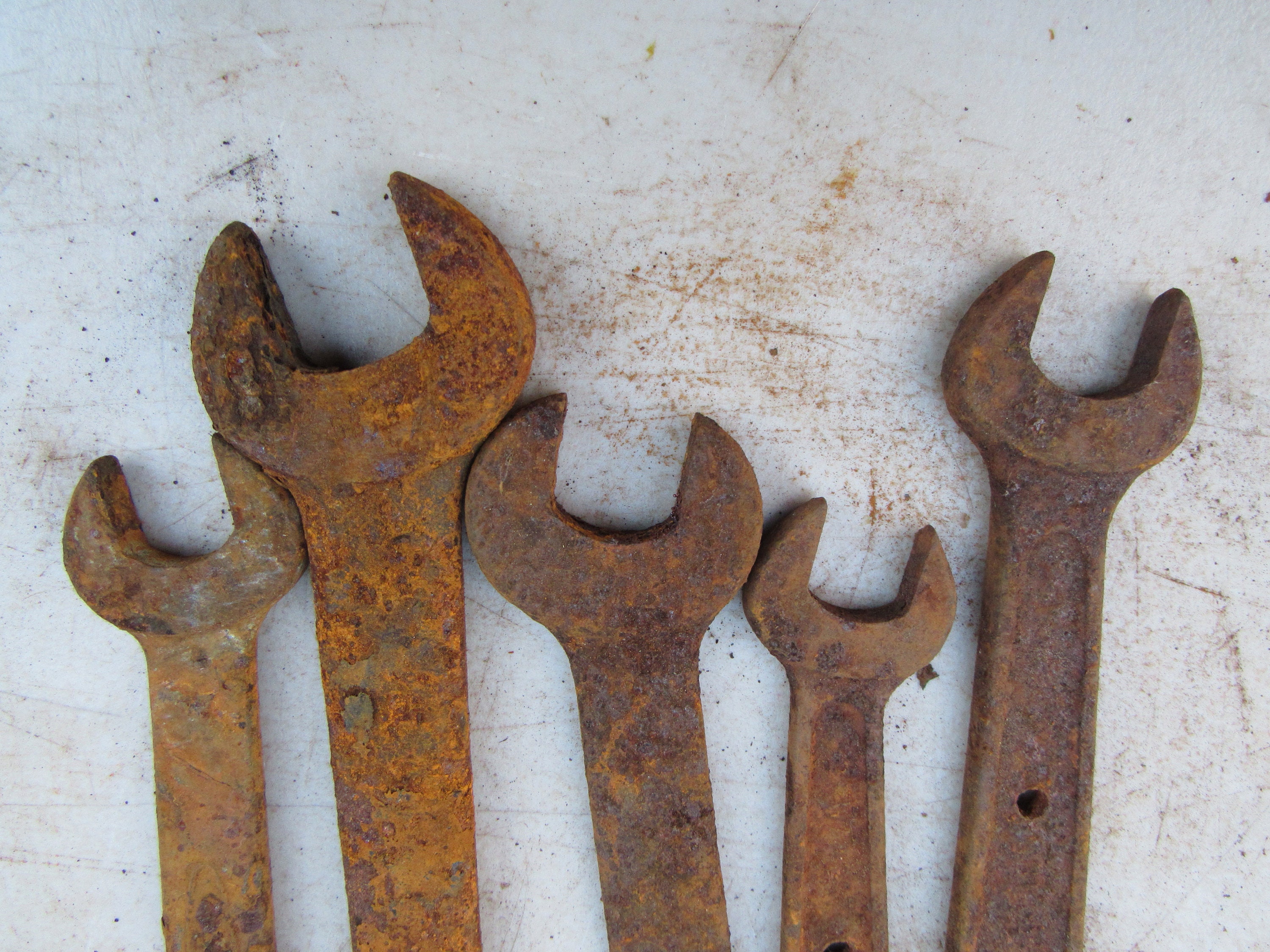 Rusty Metal Tools Rusty Wrench Rusty Specialty Wrenches Etsy