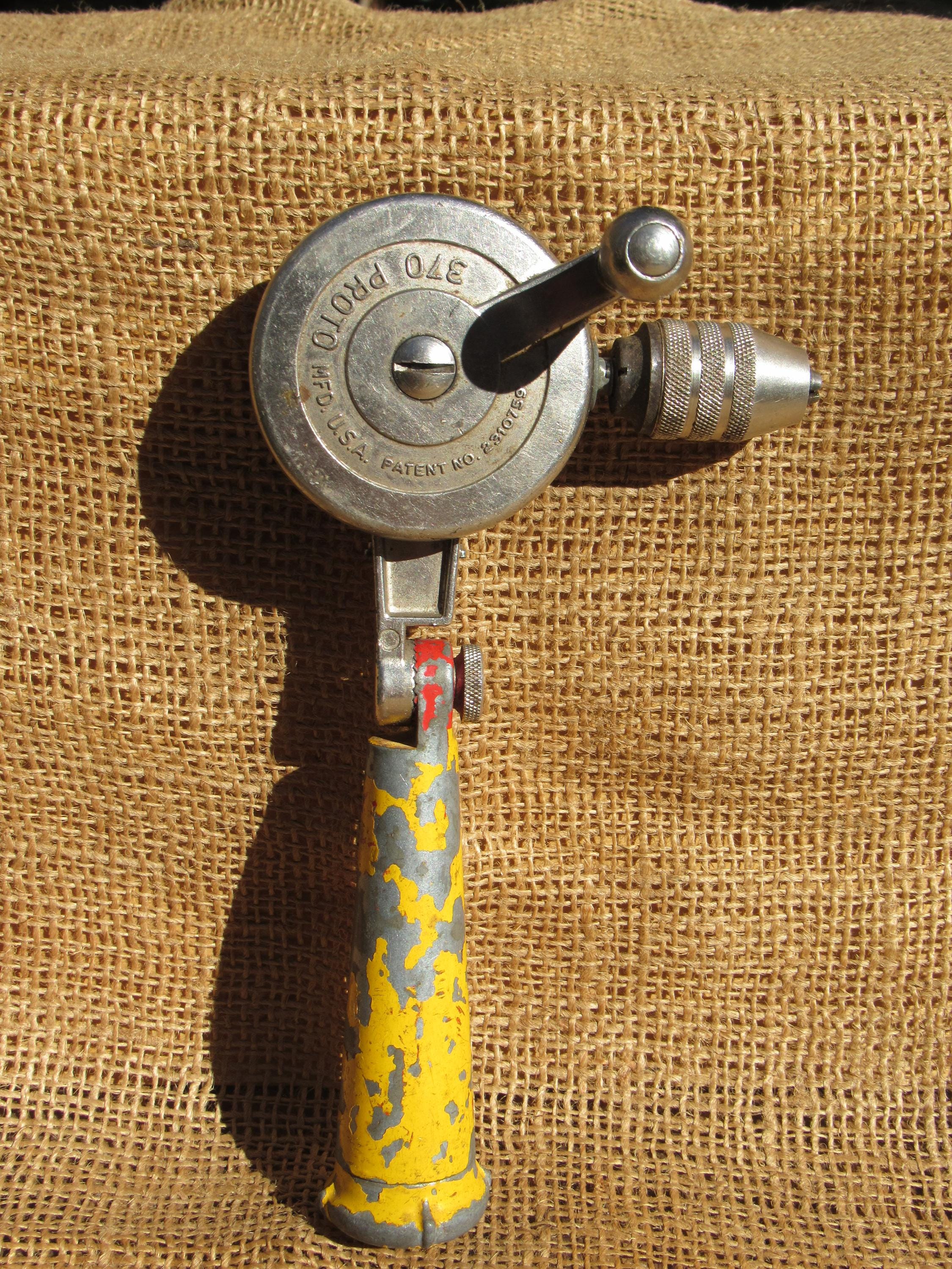 Proto Hand Drill, Proto Adjustable Direction Hand Drill With Bit