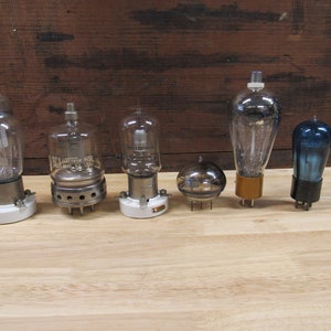 Large Radio Tubes, Choose the Tube - 6 Extra Large Radio Tubes, assemblage, steampunk supplies, craft supplies