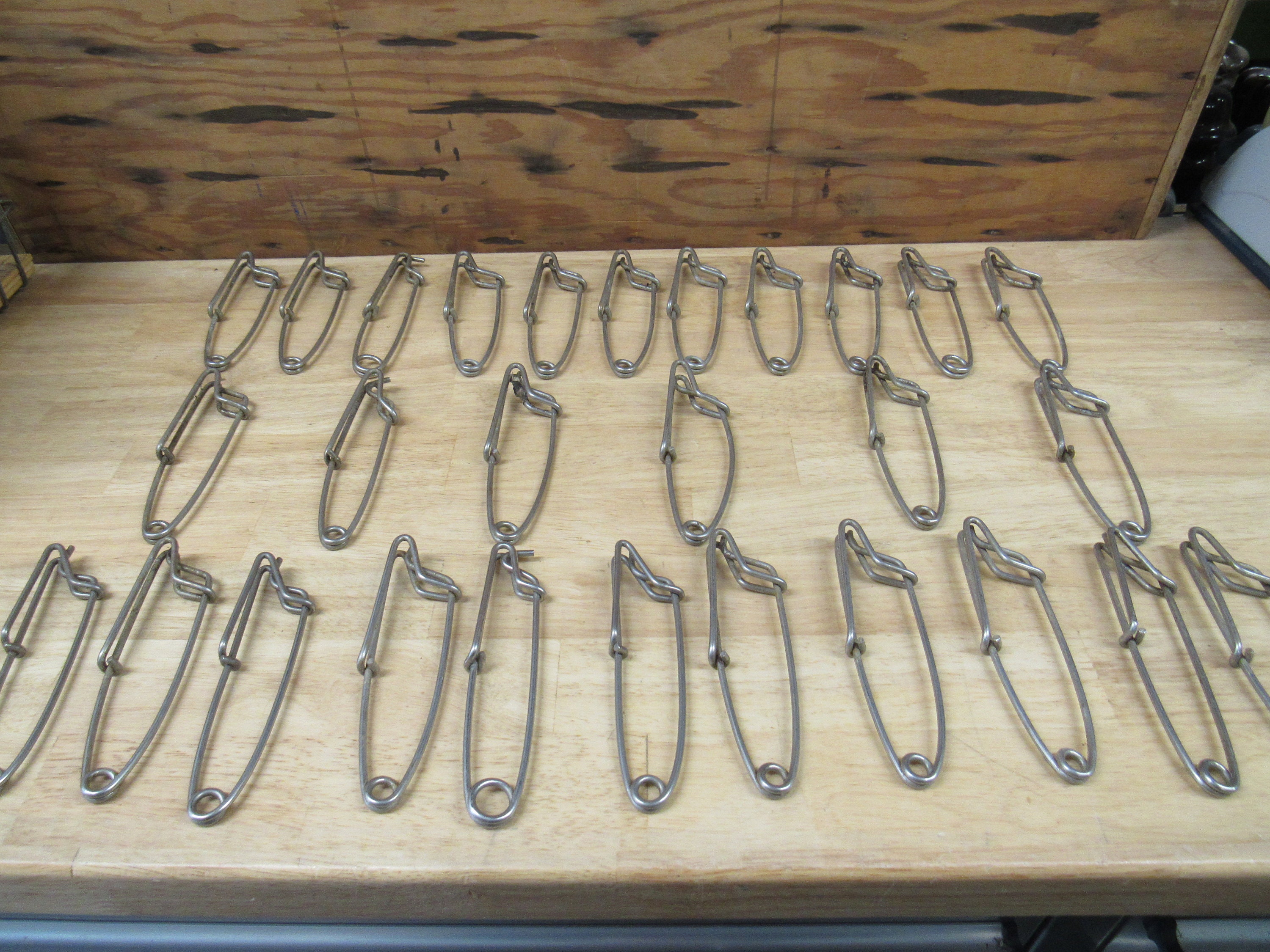 Metal Downrigger Clip, Vintage Fishing Accessory, Metal Line