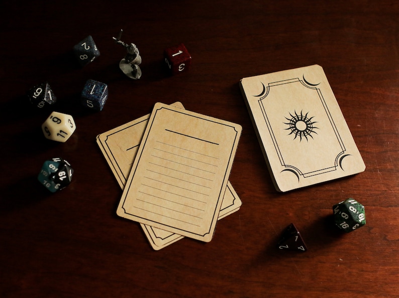 Deck of Many Things print and Play Dungeons and Dragons 5E Etsy