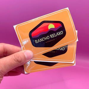 Sticker &quot;Rancho Relaxo&quot; inspired in The Simpsons TV Show, Los Simpson, Marge, Sticker Marge, Original Gift, Stickers Collectors,