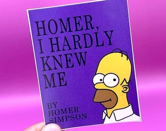 Klistermärke, Simpsons, Homer Simpson, Simpsons-gif, Simpsons-fans, Simpsons-klistermärke, Homer Simpsons-bok