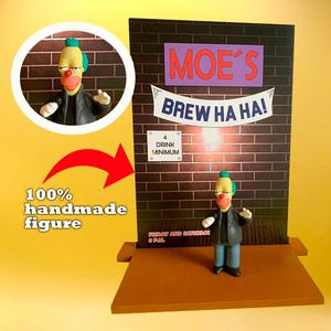 Action Figure Set, The Simpsons Krust, Krusty the Clown, 100% Handmade