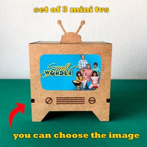 Mini TV Set, Wood TV, Classic TV Shows, Customized tv