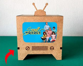Mini TV Set, Wood TV, Classic TV Shows, Customized tv
