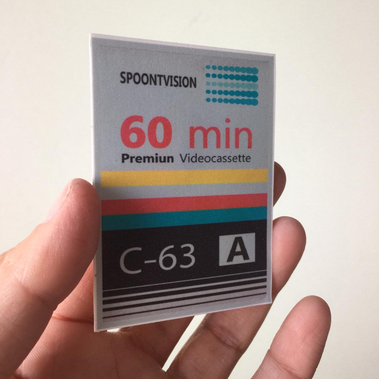 Mini Sticker Vintage Style Inspired in VHS Concepts. Vhs Stickers. Vcr Stickers. for Vhs Lovers