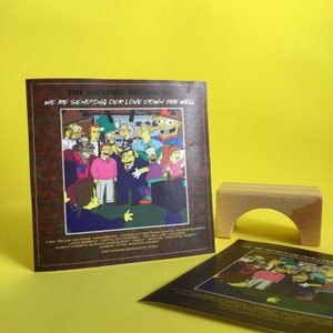 Sticker &quot;We re sending our love down the well&quot;. The Simpsons Stickers. TV Show Stickers. Cartoon Stickers. Fans Stickers.