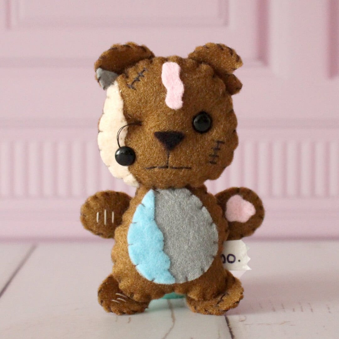 その他 Soda Bear BOBO Don't cry in the morning The Cuttest Gift, Lovely Bobo in Its ICE BAG - Mr. Burns Bear