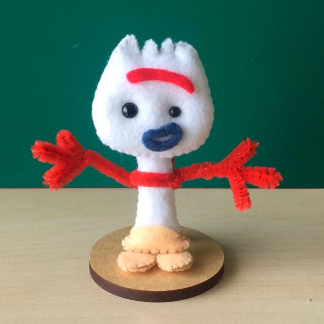 Buy Forky Felt Plushie, Toy Story, 100% Handmade, Forky Doll, Felt Doll  Online in India - Etsy, image size:1080x1080