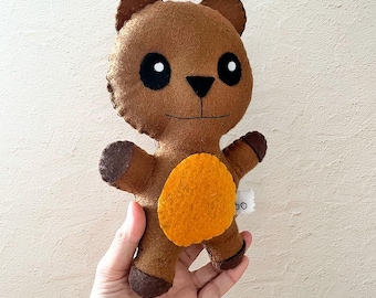 Adorable Bobo Burns Bear, Unused Bobo Version, Bobo Plushie Simpson, The Simpsons, Los Simpson, Regalo Simpson, Burns Bear, Felt Plushie