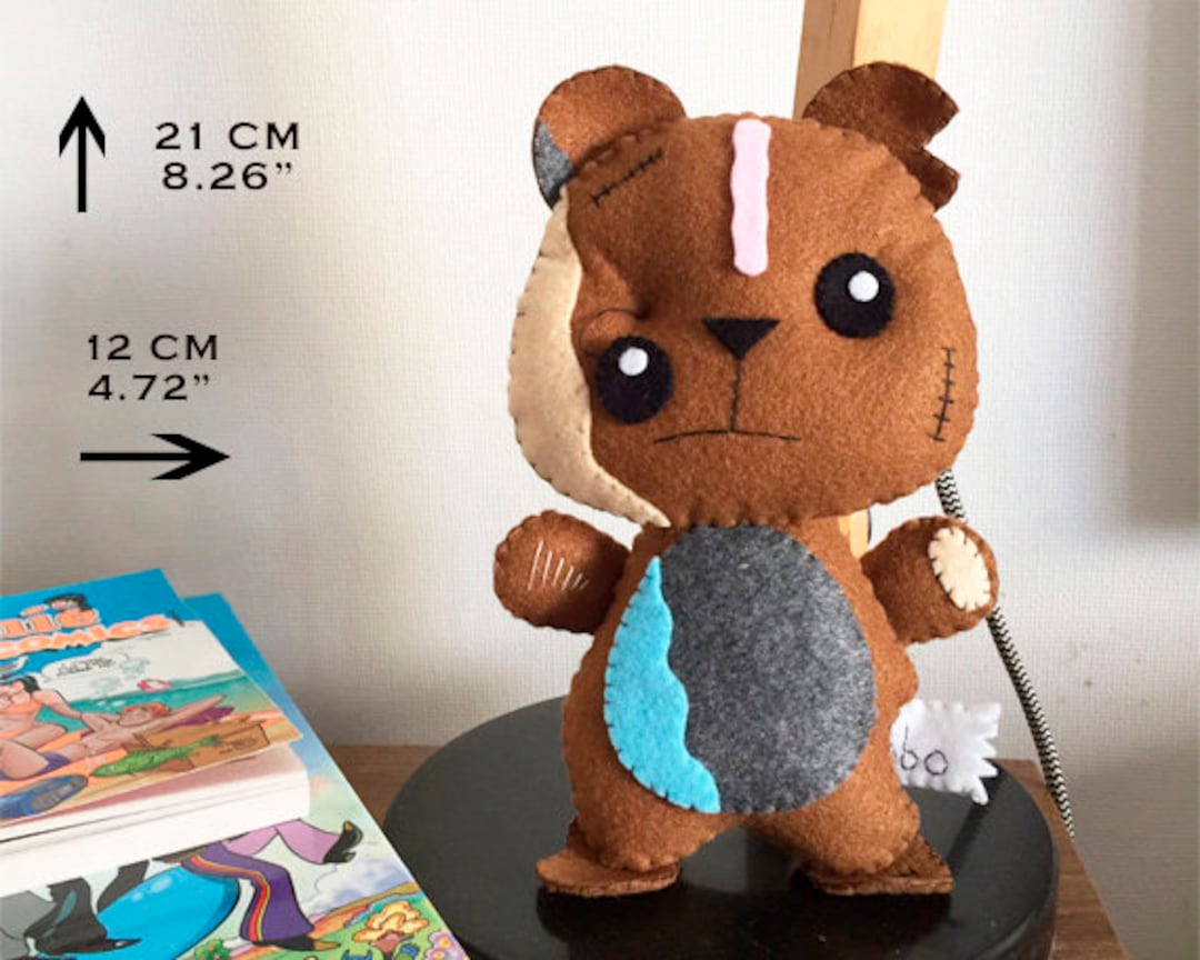 Adorable Bobo Burns Bear Height 21 Cm 8 26 Bobo Plushie Simpson the Adorable Bobo Burns Bear Height 21 Cm 8 26 Bobo Plushie Simpson the