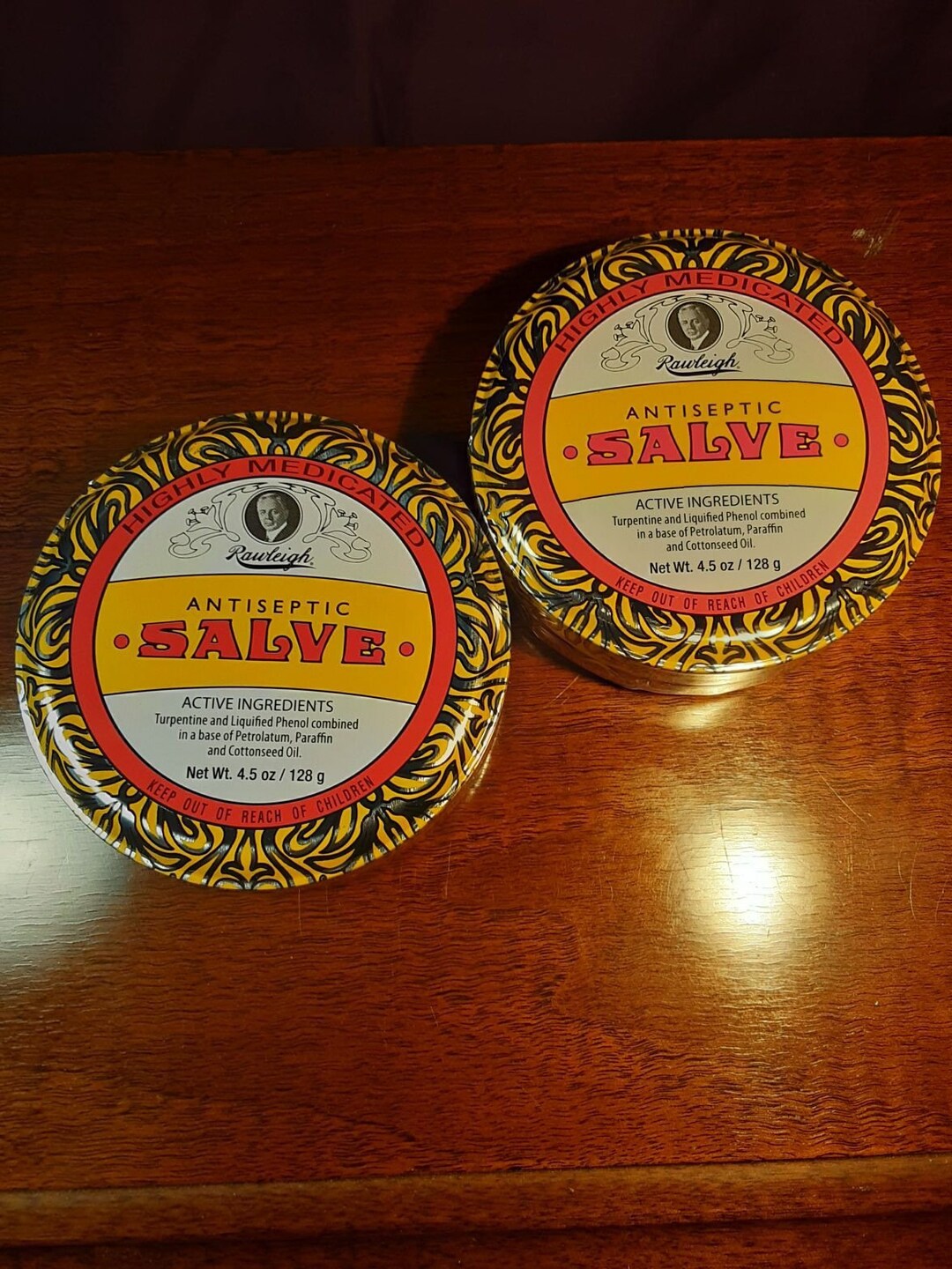Rawleigh Original Salve 2 Tins of 128 Grams Each Etsy