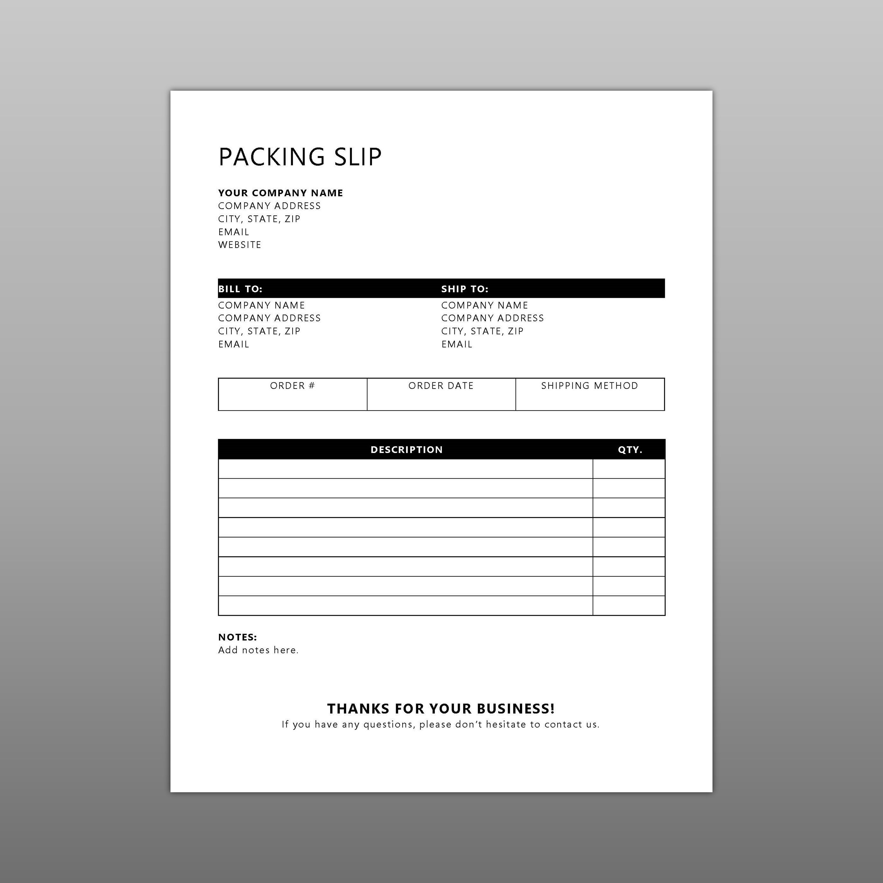 Packing Slip Printable Packing Slip Microsoft Word Packing Etsy Canada packing-slip-printable-packing-slip-microsoft-word-packing-etsy-canada