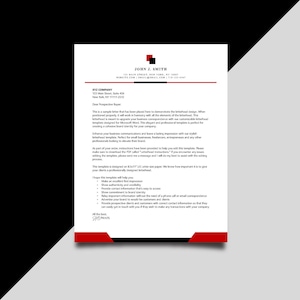 Plantilla de membrete personalizable para Microsoft Word, diseño profesional y elegante, plantilla de membrete con estilo