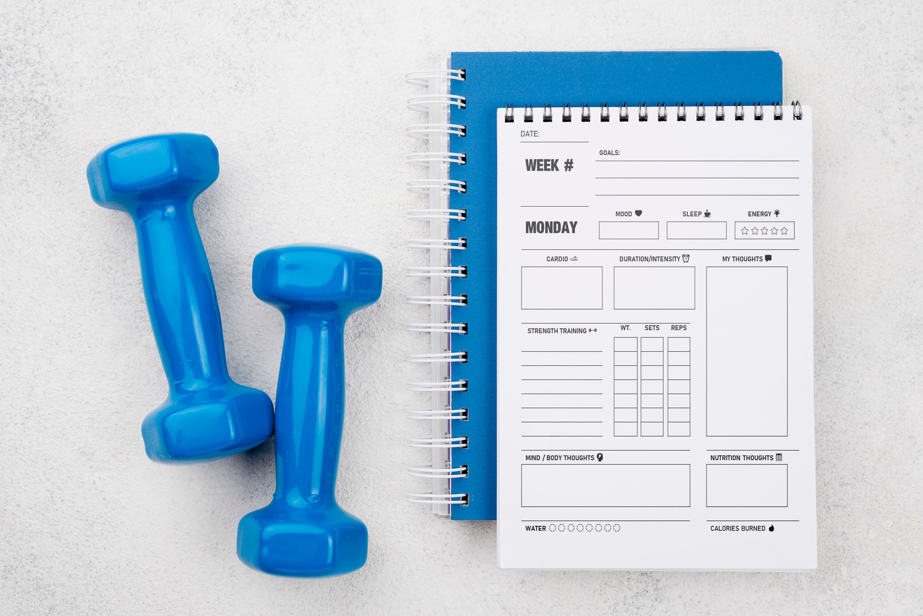 WOMEN FITNESS JOURNAL Fitness Planner Printable Workout Etsy