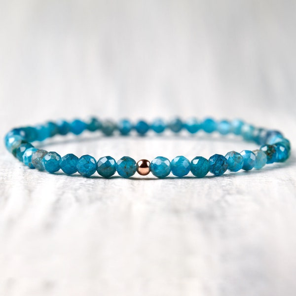 Apatite Beaded Necklace & Bracelet