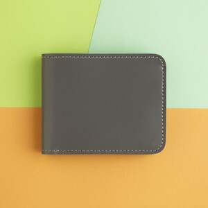 Cartera bifold de cuero Cartera minimalista Cartera para hombre Cartera de cuero Cartera de mujer Cartera de cuero para hombre Cartera delgada Cartera de cuero hecha a mano hombres