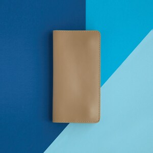 Cartera de cuero para mujer, Cartera de cuero para mujer, Cartera de cuero para mujer, Cartera larga en efectivo, Accesorios de cuero, Cartera linda, Cartera minimalista