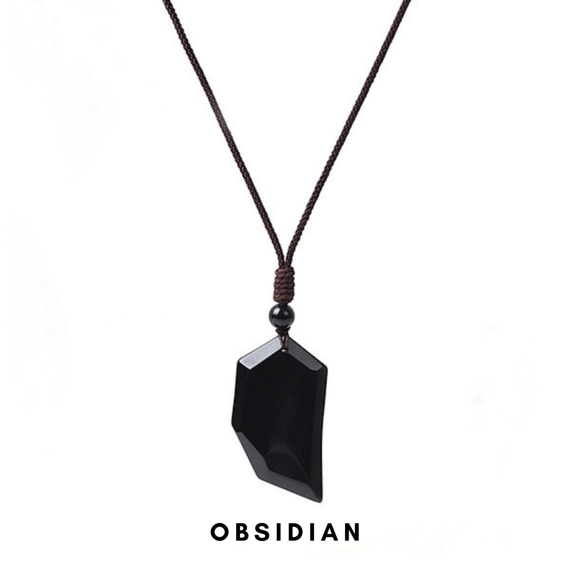 Black Obsidian Arrowhead Necklace – Glorious Healing Crystals