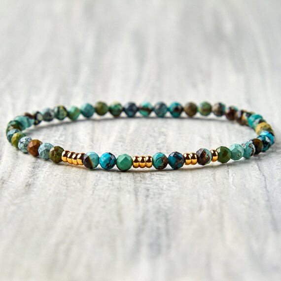 Genuine Turquoise Bracelet For Womens Jewelry December Etsy