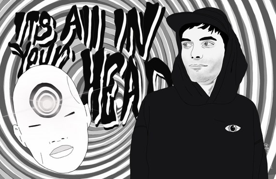 G Jones It S All In Your Head 11x17 Poster Etsy G Jones It S All In Your Head 11x17 Poster Etsy