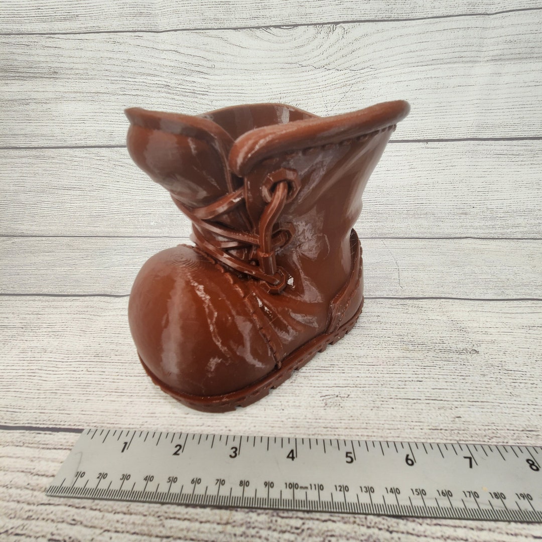 Large Walle Boot 3D Printed Planter Cute Decor or Gift Planter Pot