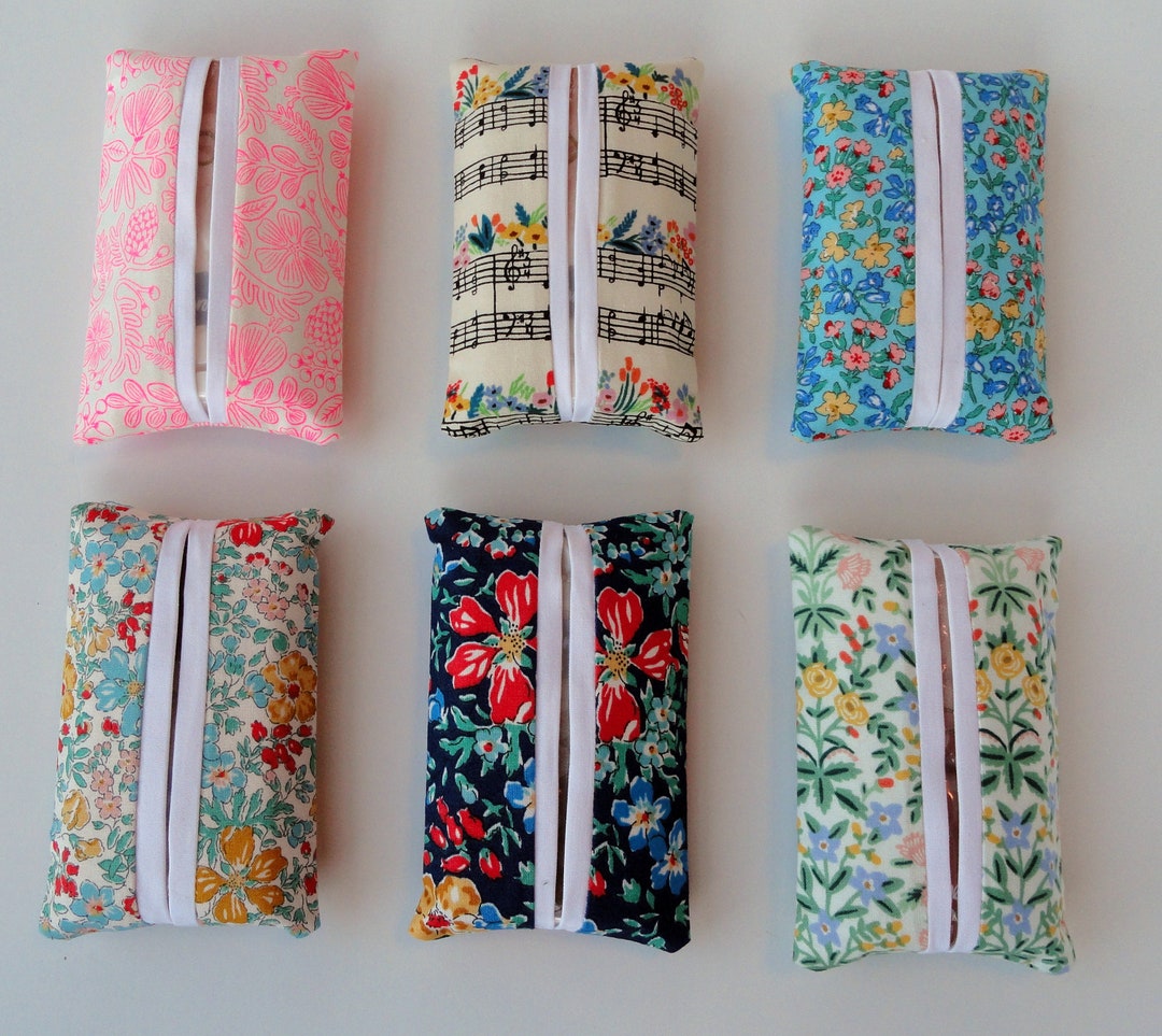 Purse Tissue Holder,rifle Paper Fabric,pocket Tissue Case,facial Tissue