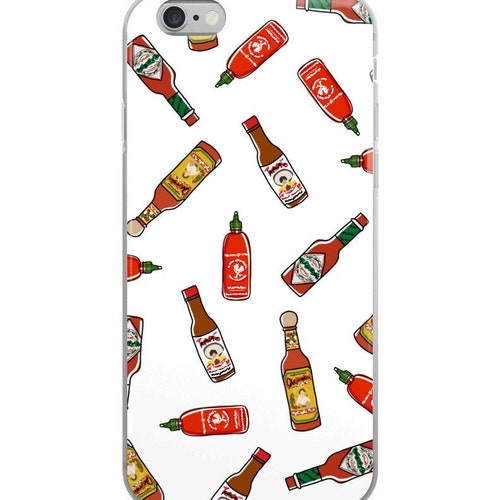 Hot Sauce iPhone Case Spicy Phone Case Sriracha Phone Case Hot Sauce Lover Spicy Food Phone Case Tabasco Phone Case