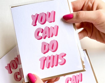 You Can Do This Encouragement Card