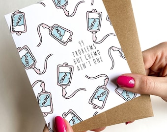 Funny 'Done With Chemo' Card, Cancer Support Gift
