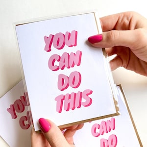 Aanmoedigingskaart You Can Do This
