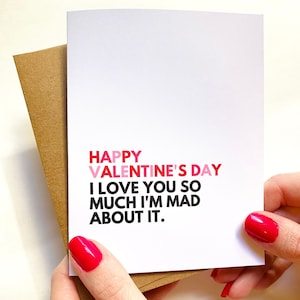Funny Valentines Day Card I Love You So Much Card for Girlfriend Valentine Card for Boyfriend