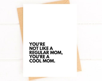 Cool Mom Mother's Day Card Mean Girls Mom Card Funny Mother's Day Card
